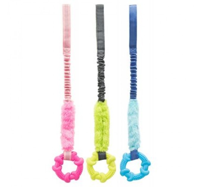 Іграшка для собак Trixie Bungee Tugger з кільцем 10/56 см (4011905328683)
