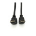 Merlion Кабель мультимедійний HDMI M to HDMI M 1.0m V1.4 90° corner black Merlion (YT-HDMI-1.0m/90°-90°)