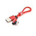 VEGGIEG Дата кабель USB 2.0 AM to Micro 5P 0.2m 2.4A black VEGGIEG (YT-UA-20R)