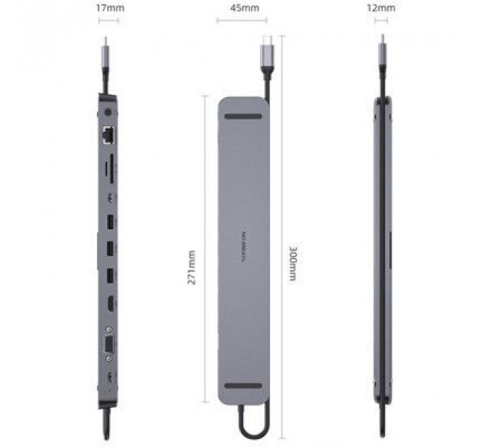 Концентратор REAL-EL CQ-1000, space grey (EL123110005)