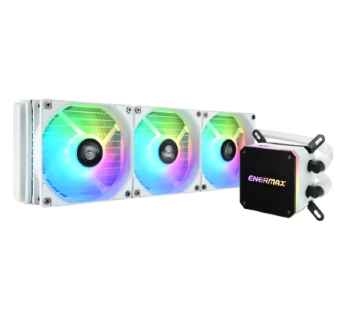 Enermax Система рідинного охолодження Enermax Aquafusion 360 White ARGB (ELC-LMT360-W-ARGB)