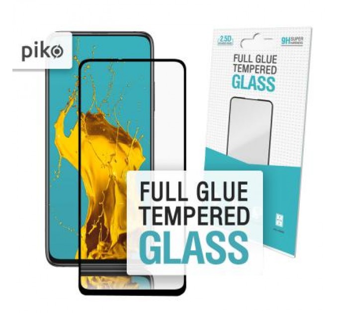 Скло захисне Piko Full Glue Xiaomi Mi 10T Lite black (1283126509650)