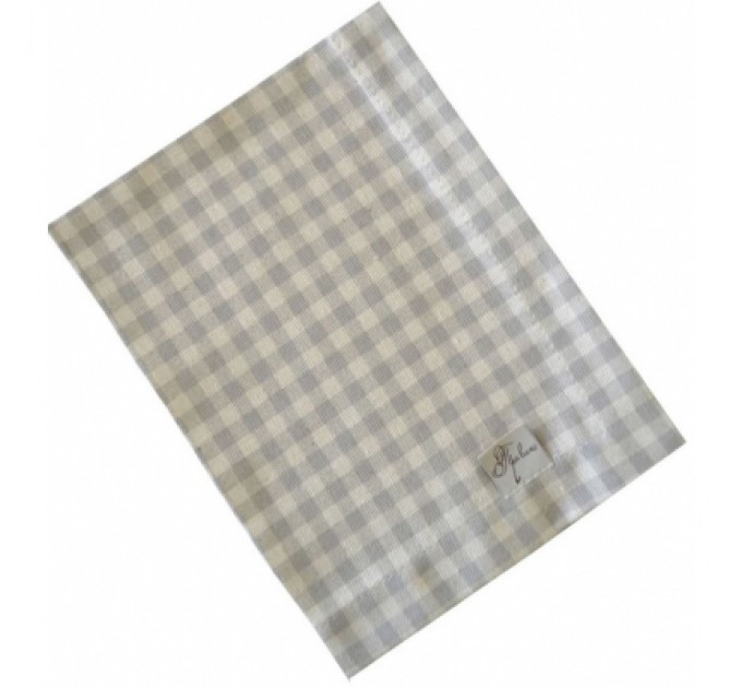Серветка на стіл Прованс Bella 35х45 см Сіра клітина (13608)