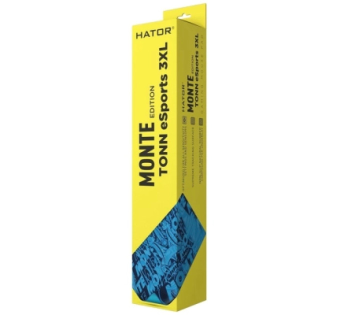 Hator Килимок для мишки Hator Tonn eSport Monte Edition 3XL Speed/Control Multicolored (HTP044)