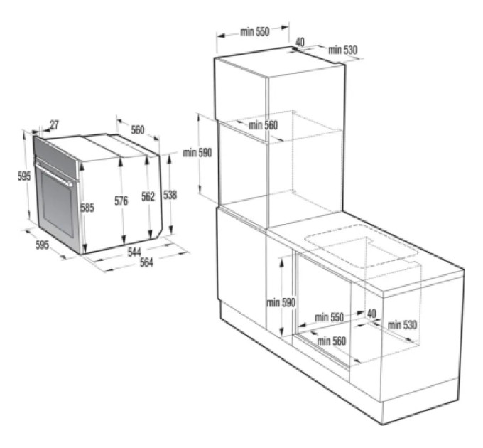 Gorenje Духова шафа Gorenje BOP6373E28EBG