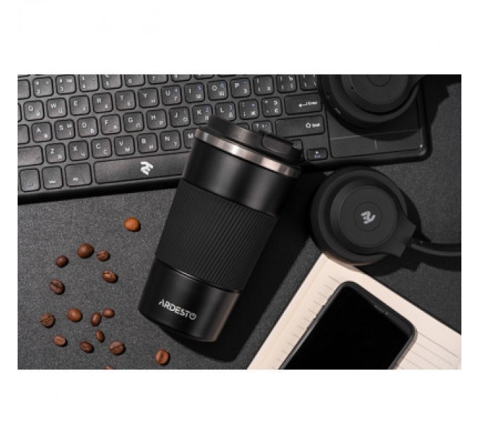 Термокружка Ardesto Urban 500 мл Чорна (AR2650TMB)
