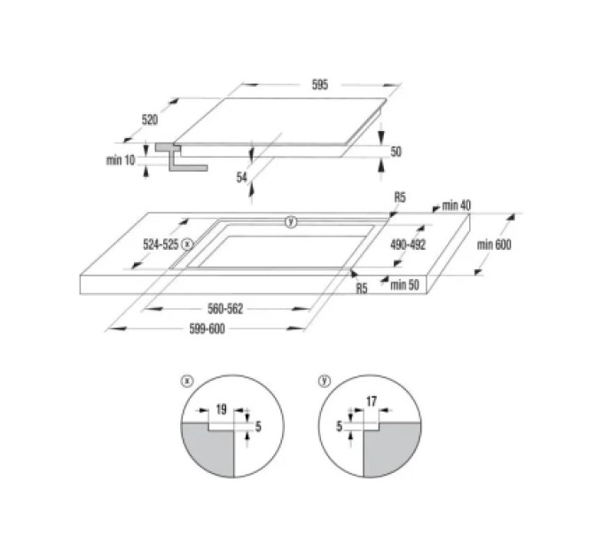 Gorenje Варочна поверхня Gorenje GI6442BSCWF