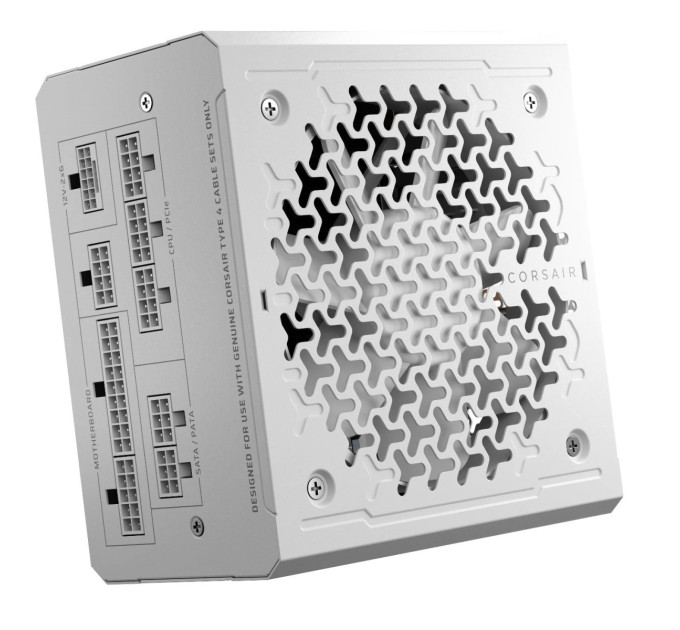 Corsair Блок живлення Corsair RM1000e ATX 3.1 White (CP-9020294-EU) 1000W