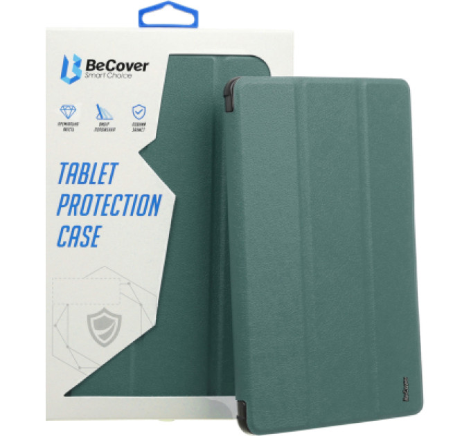 BeCover Чохол до планшета BeCover Soft Edge with Apple Pencil Holder iPad Mini 7 2024 Dark Green (712466)