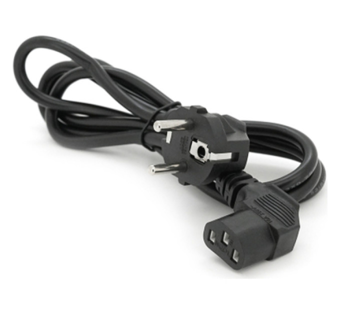 Voltronic Кабель живлення C13 1.5m 0.75mm2 90° corner Voltronic (PC-186A CEE7/7-C13-CCA15)