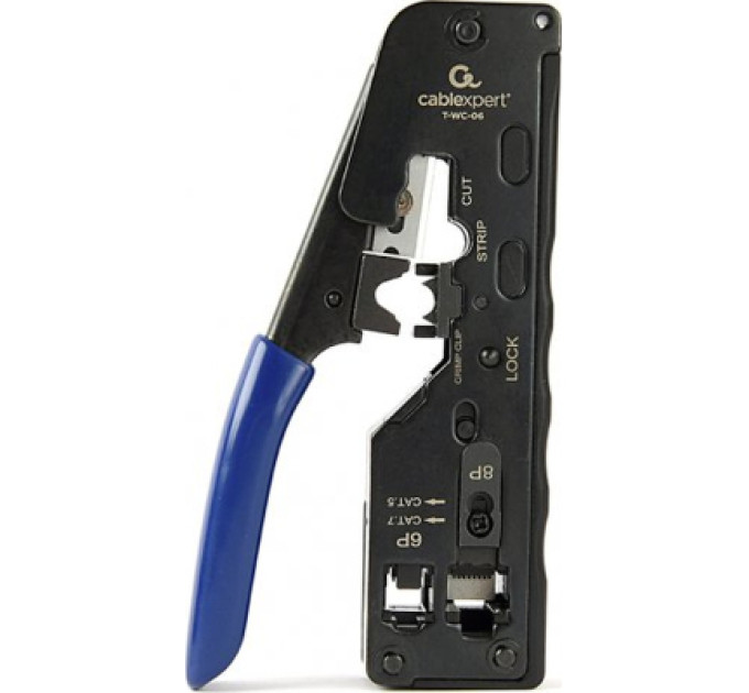 Cablexpert Інструмент RJ45/RJ12/RJ11 обрізає при обтиску Cablexpert (T-WC-06)