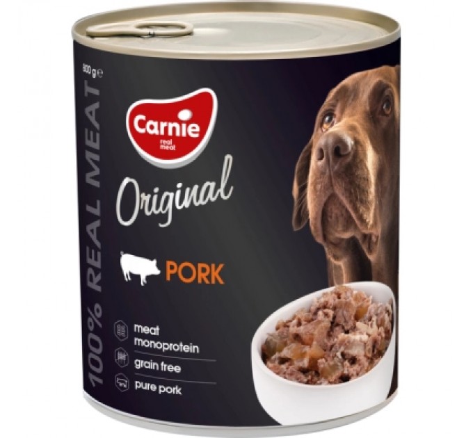 Консерви для собак Carnie Original Mono Protein Свинина 800 г (4820255193519)