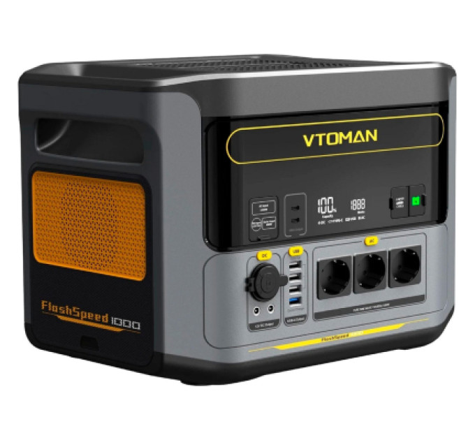 Vtoman Зарядна станція Vtoman FlashSpeed 1000 PB-85 1000W 828Wh (FlashSpeed 1000)