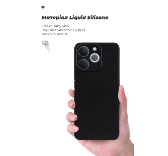 Чохол до мобільного телефона Armorstandart ICON Realme Note 70 4G Camera cover Black (ARM83907)