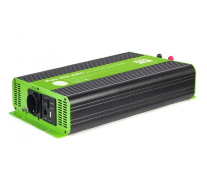 Автомобільний інвертор EnerGenie 12V/230V 2000W (4000W peak power) чиста синусоїда (EG-PWC-PS2000-01)