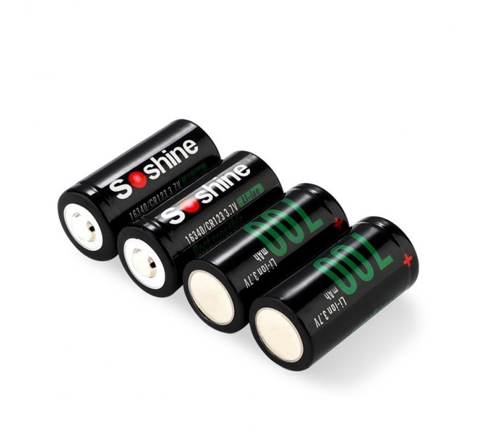 Аккумулятор Soshine CR123A/16340 700mAh 1шт
