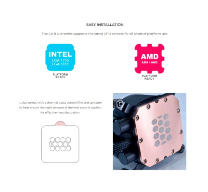 Система рідинного охолодження Lian Li GA II Lite 240R, Black (G89.GA2L24RB.00)