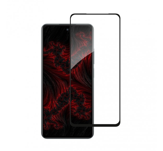 Захисне скло Intaleo Full Glue для Realme C67 Black (1283126590047)