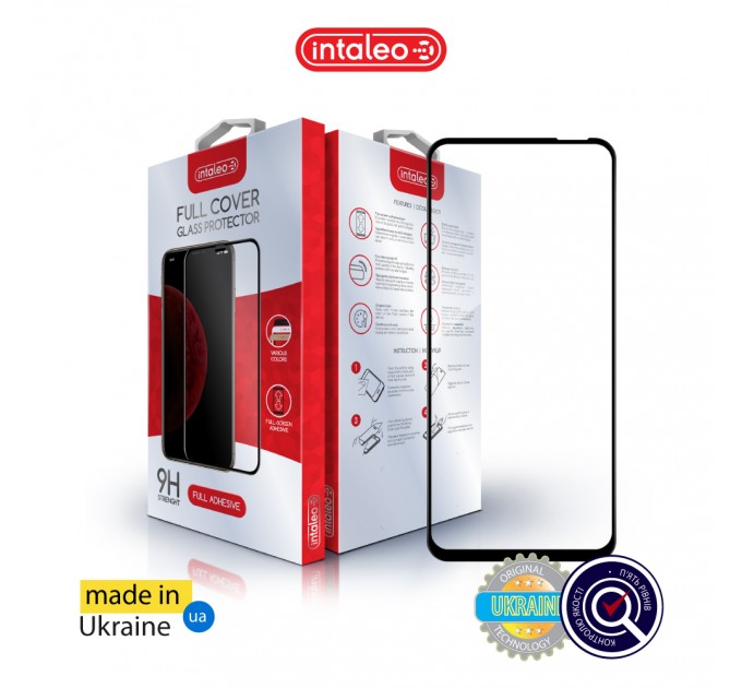 Захисне скло Intaleo Full Glue для Tecno Spark 30C Black (1283126599361)