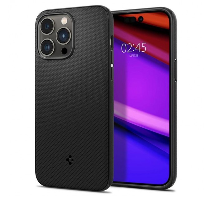 Чохол-накладка Spigen Mag Armor MagFit для Apple iPhone 14 Pro Matte Black (ACS04989)