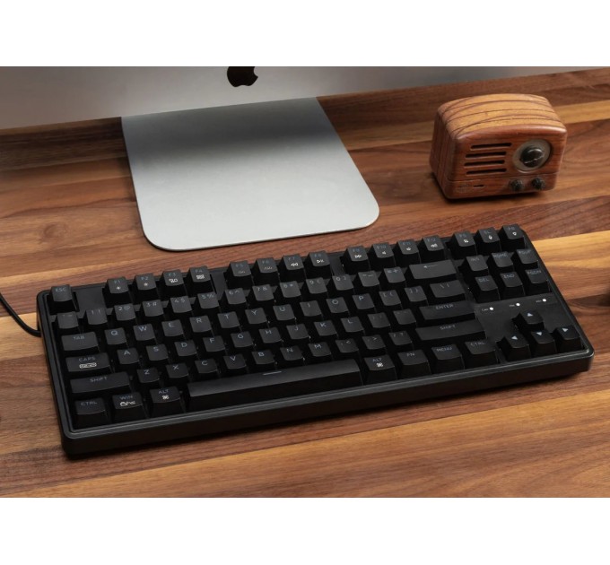 Клавіатура Keychron C3 Pro 87 Key K pro Red Switch Hot Swap RGB Black (C3PH1_KEYCHRON)