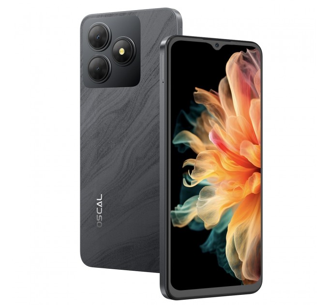 Смартфон Oscal Flat 2 4/128GB Phantom Black