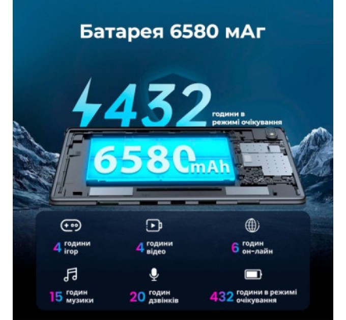 Oscal Планшет Oscal Pad 10 8/128GB 4G Dual Sim Moonlight Silver