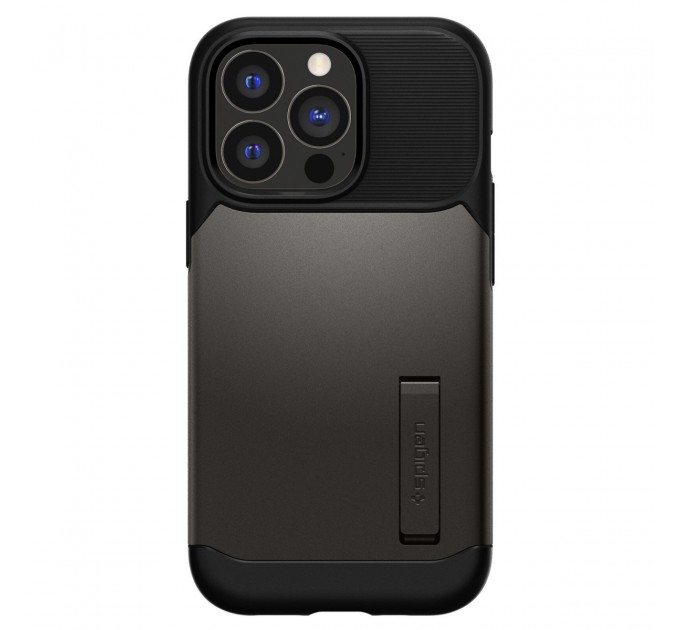 Чохол-накладка Spigen Slim Armor для Apple iPhone 13 Pro Gunmetal (ACS03303)