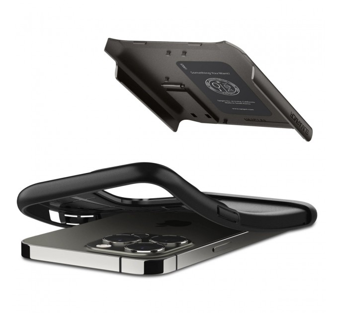 Чохол-накладка Spigen Slim Armor для Apple iPhone 13 Pro Gunmetal (ACS03303)