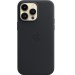 Чохол-накладка Apple Leather Case with MagSafe для Apple iPhone 14 Pro Max Midnight (MPPM3)