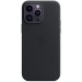 Чохол-накладка Apple Leather Case with MagSafe для Apple iPhone 14 Pro Max Midnight (MPPM3)