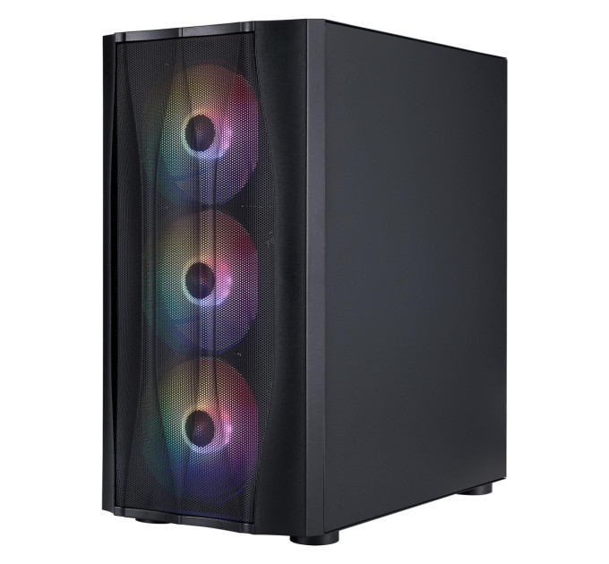 1stPlayer Корпус 1stPlayer X3-M-BK-4F1 Black без БЖ