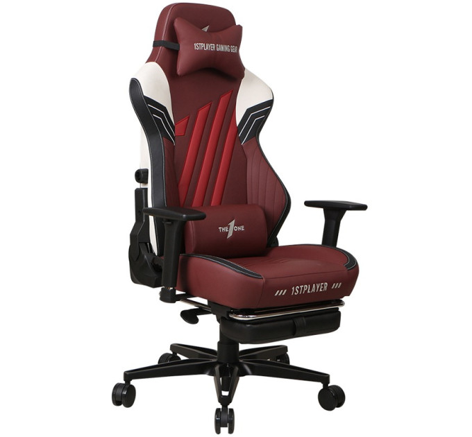 1stPlayer Крісло для геймерів 1stPlayer Duke Black White Red