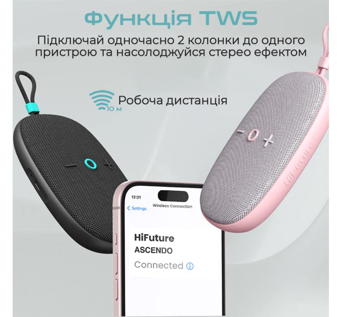 HIFuture Акустична система HiFuture Ascendo 20W Matcha Green (ascendo.matchagreen)