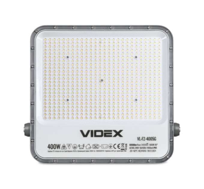 Прожектор Videx LED  PREMIUM F2 400W 5000K 220V (VL-F2-4005G)