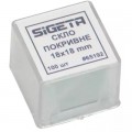 Аксесуар до мікроскопів Sigeta Покривне скло 18x18 мм (100 шт) (65192)