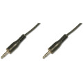 Digitus Кабель мультимедійний 3.5mm M to 3.5mm M 2.5m black Digitus (AK-510100-025-S)
