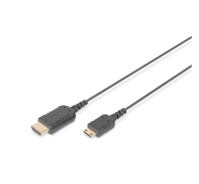 Assmann Кабель мультимедійний HDMI M to HDMI mini M 2.0m black Digitus (DB-330121-020-S)