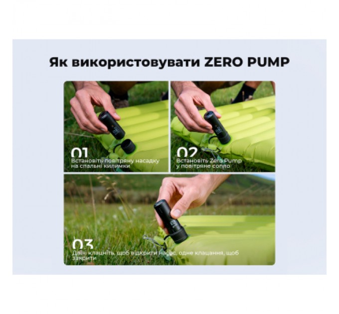 Насос для надувних меблів Flextail Zero Pump, чорний (ZP650cht-BK-i)