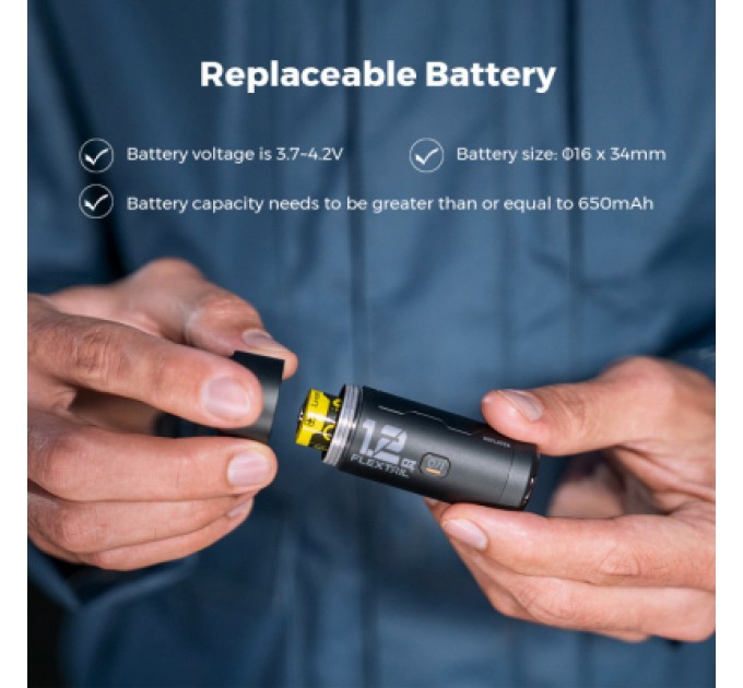 Насос для надувних меблів Flextail Zero Pump, чорний (ZP650cht-BK-i)