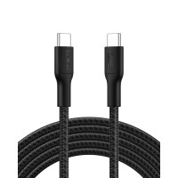 Дата кабель USB-C to USB-C 3.0m 240W black Belkin (CAB025HQ3MBK)