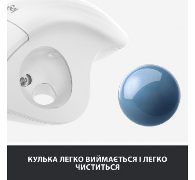 Мишка Logitech Ergo M575 Wireless Trackball Off-white (910-005870)
