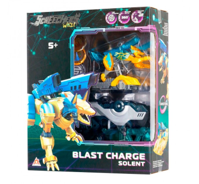 Трансформер Screechers Wild ! S5 L1 V2 - Солент (KS686114)