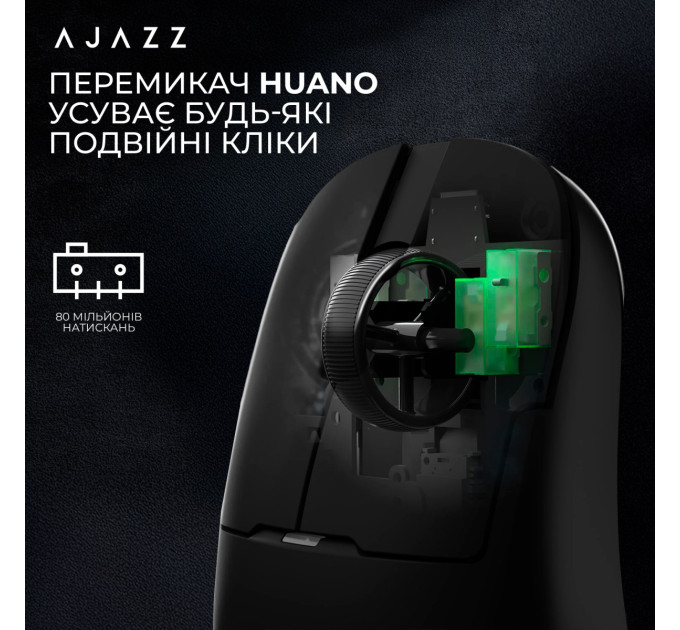 Ajazz Миша бездротова Ajazz AJ159P MC Black (AJ159P-MC-B)