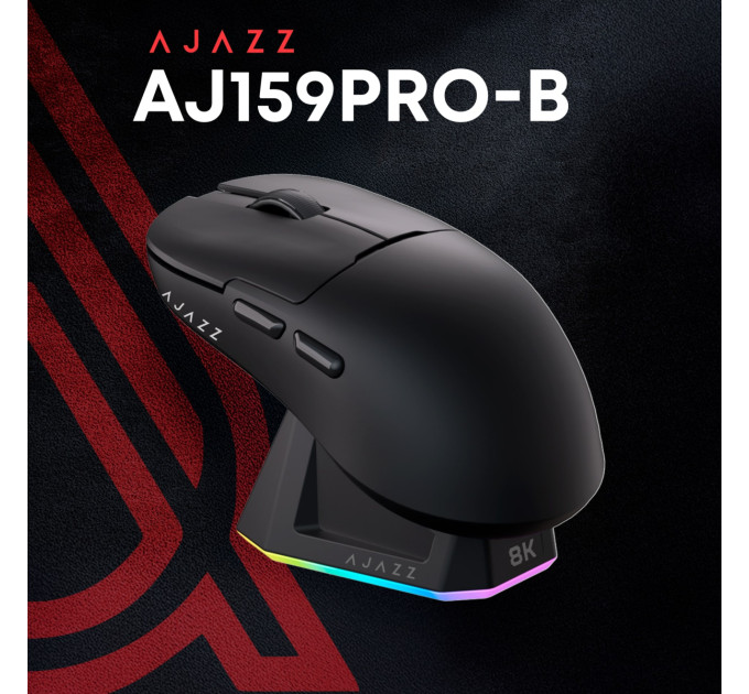 Ajazz Миша бездротова Ajazz AJ159Pro Black (AJ159-PRO-B)