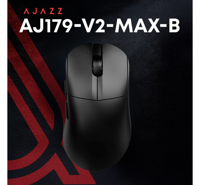 Ajazz Миша бездротова Ajazz AJ179 V2 Max Black (AJ179-V2-MAX-B)