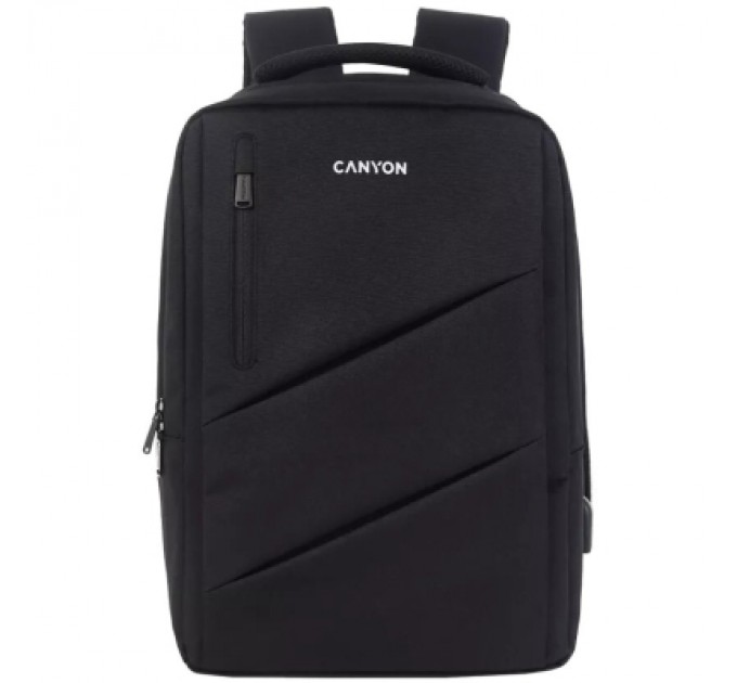 Canyon Рюкзак для ноутбука Canyon 15.6" BPE-5 Urban, USB, 12-18L, Black (CNS-BPE5B1)
