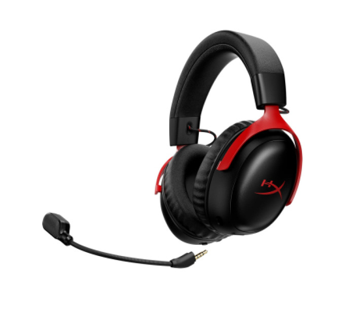 HyperX Навушники HyperX Cloud III S Wireless/USB-A/USB-C Black/Red (A59Z0AA)