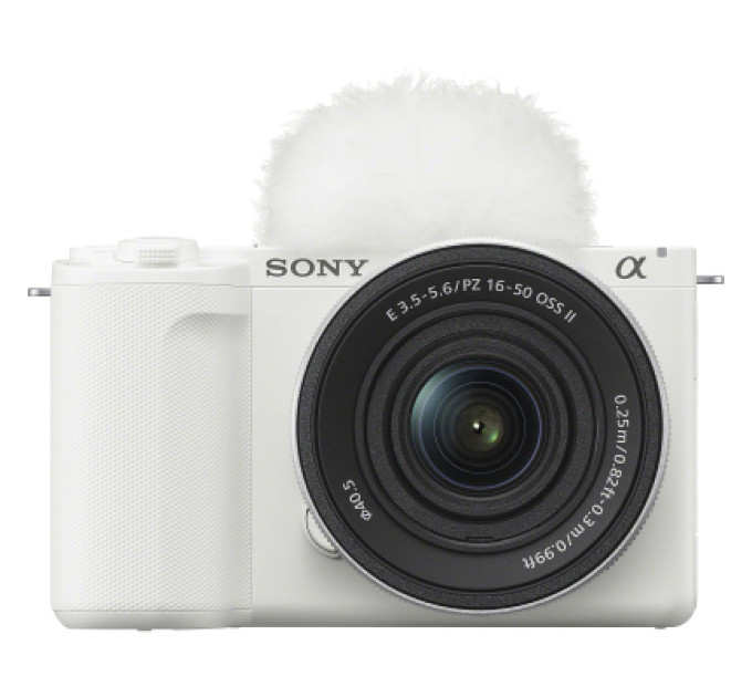 Sony Цифровий фотоапарат Sony Alpha ZV-E10M2 kit 16-50mm White (ZVE10M2KW.CEC)