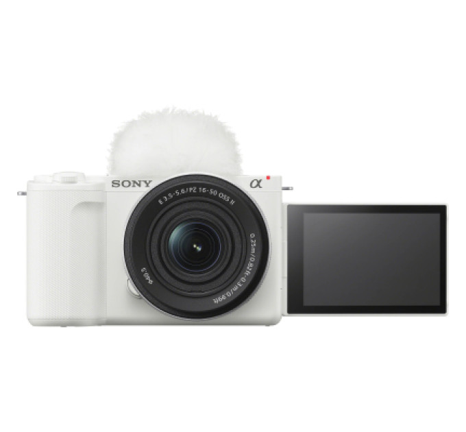 Sony Цифровий фотоапарат Sony Alpha ZV-E10M2 kit 16-50mm White (ZVE10M2KW.CEC)